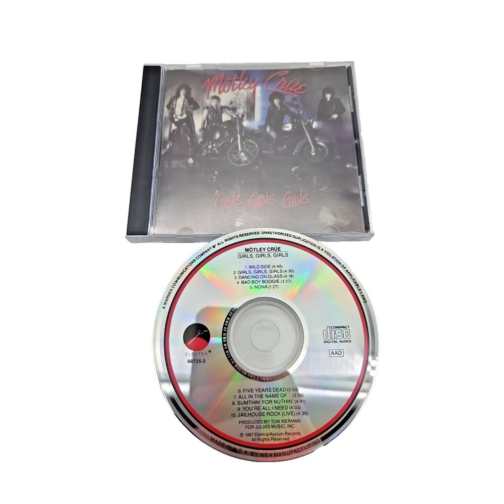 Girls, Girls, Girls by Mötley Crüe (CD, Dec-1993, Elektra (Label))